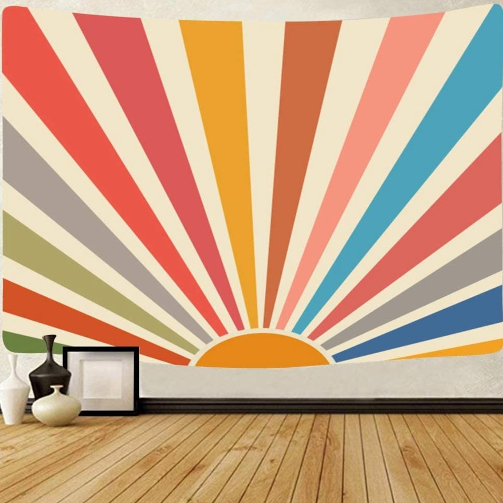 Rainbow Sunrise Wall Decor Tapestry
